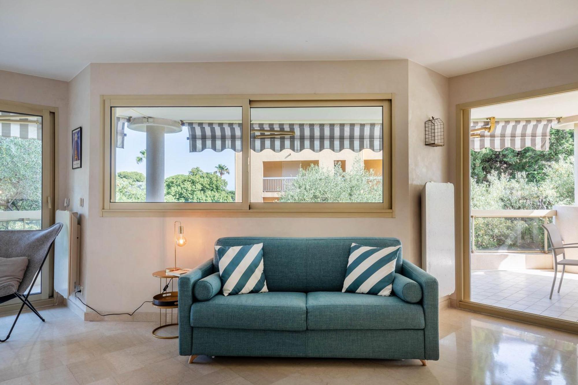 Tanit Piscine, 6 Couchages, Parking Apartment Antibes Bagian luar foto